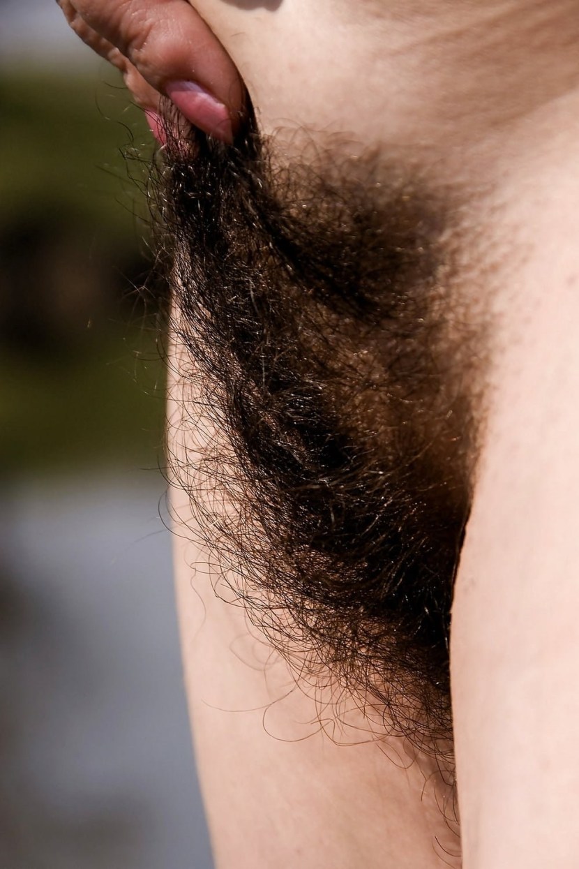The most thick pubic hair
