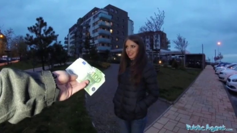 Stunning Czech Bartender Is Paid for a Sex Session at Work