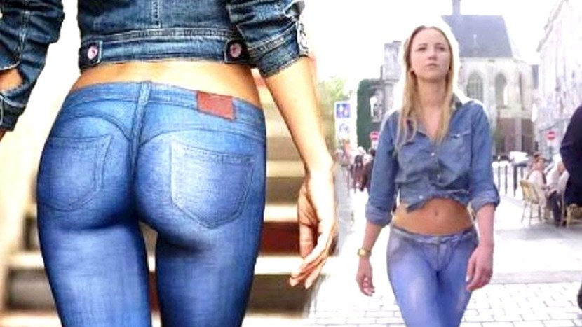 Elsa fucked in jeans