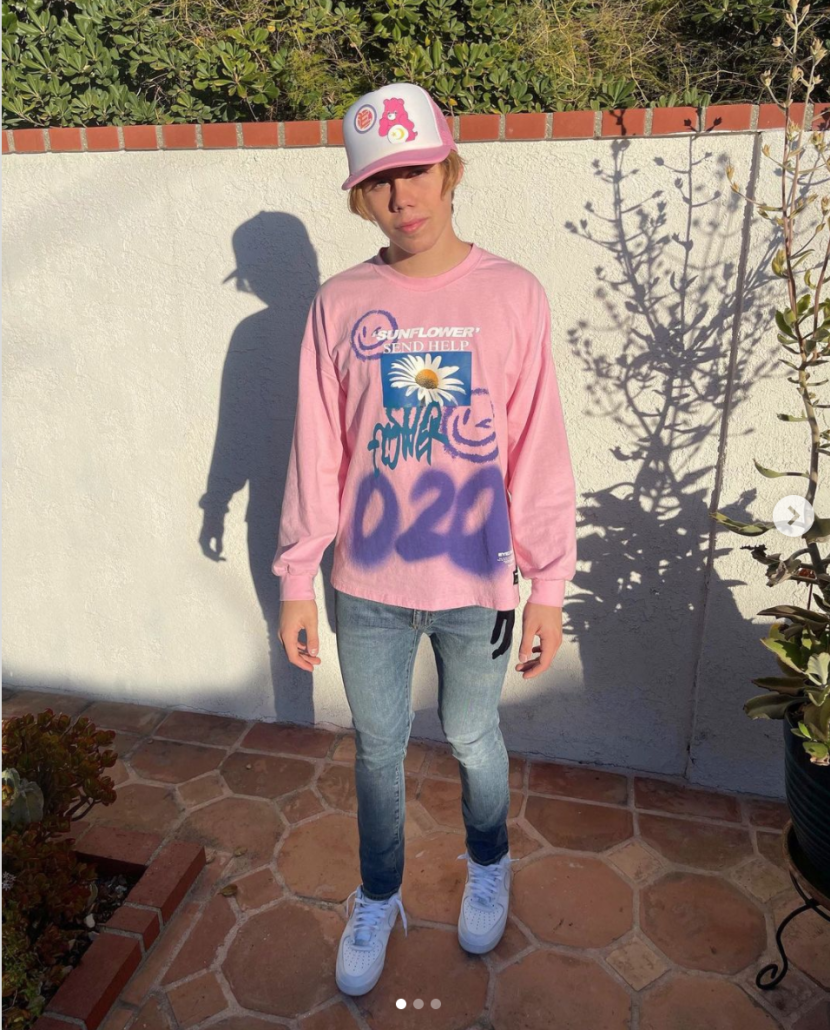 French kiss of children