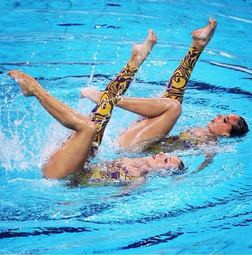 Trophy synchronous swimming