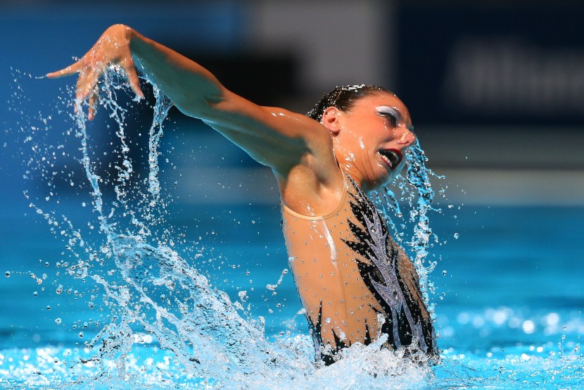 Linda Cheutti synchronous swimming