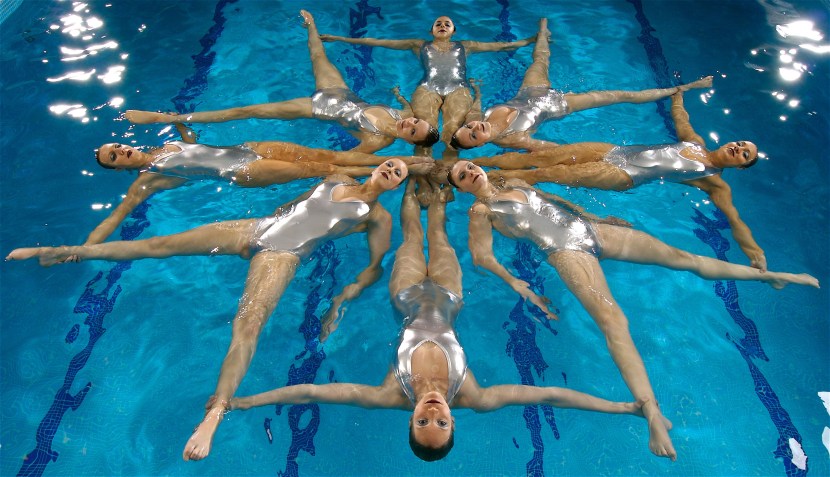 Single synchronous swimming 1984