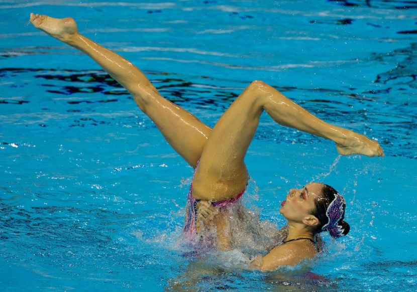 Irina Pershina synchronous swimming