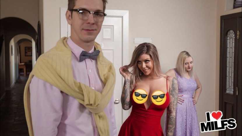 Young stepmother brothers