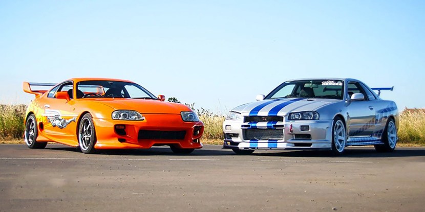 Toyota Supra and Skyline
