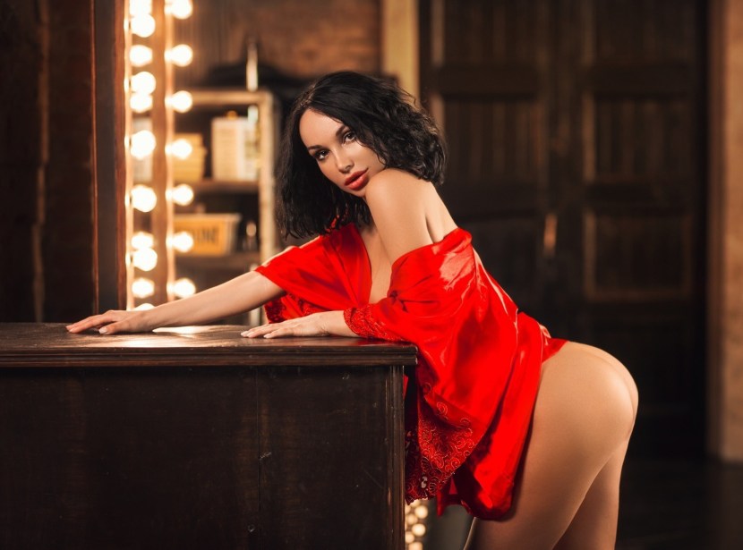 Alesya Visich in a swimsuit