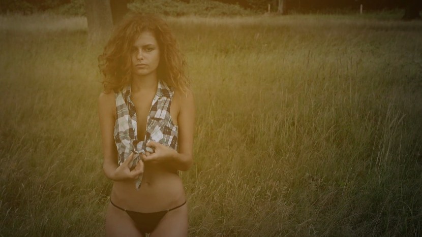 Red matches with small tits