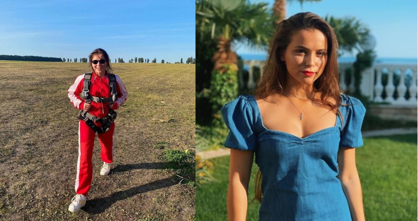 Mila Sivatskaya in the Grand swimsuit