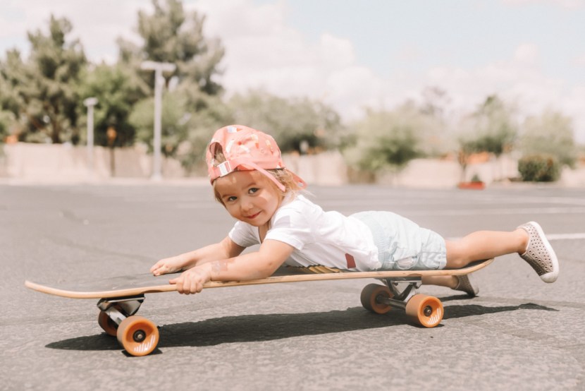 Boy on a skateboard