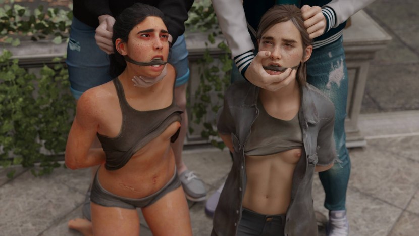 Sarah Sarah The Last of Us Dog Hentai