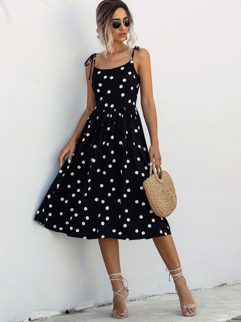 Polka-dot dress