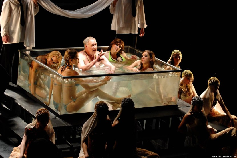 Bed scenes in the theater