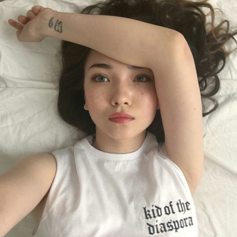 Aya Shalkar in a swimsuit