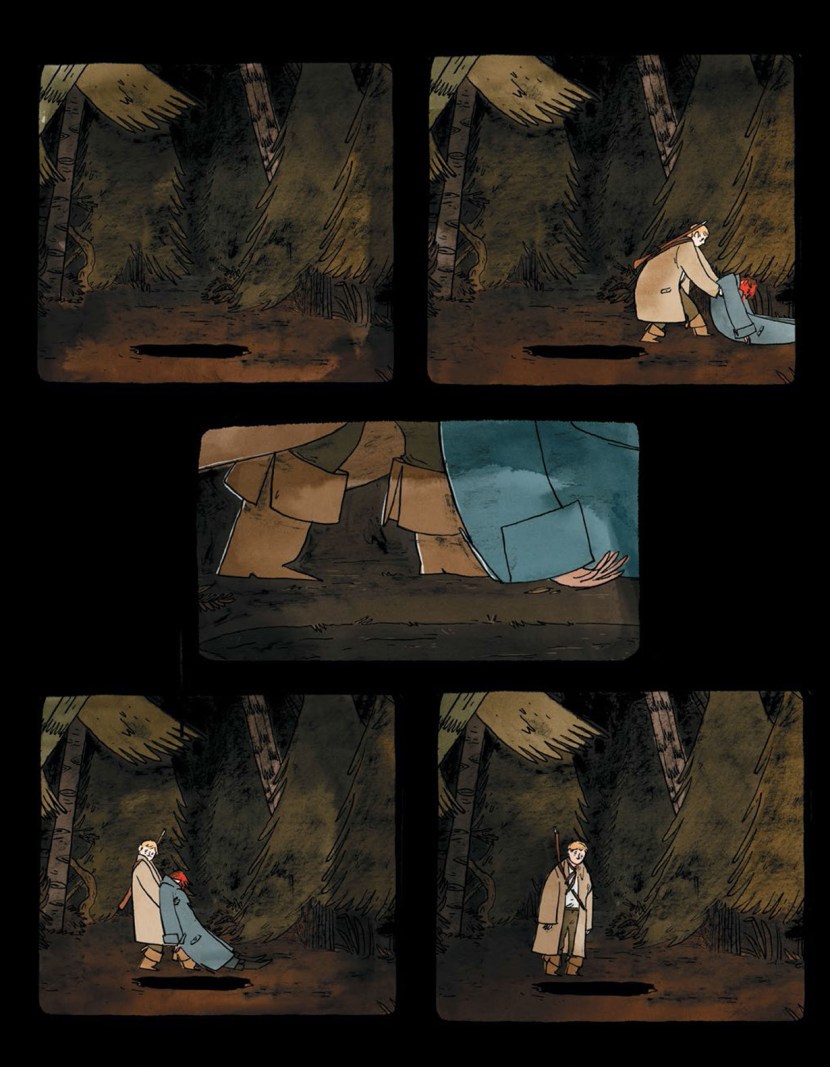 Mature with a crustacean in nature