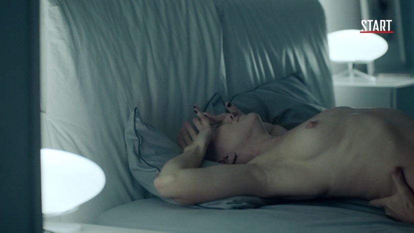 Naked Daria Moroz in the series "Casters"