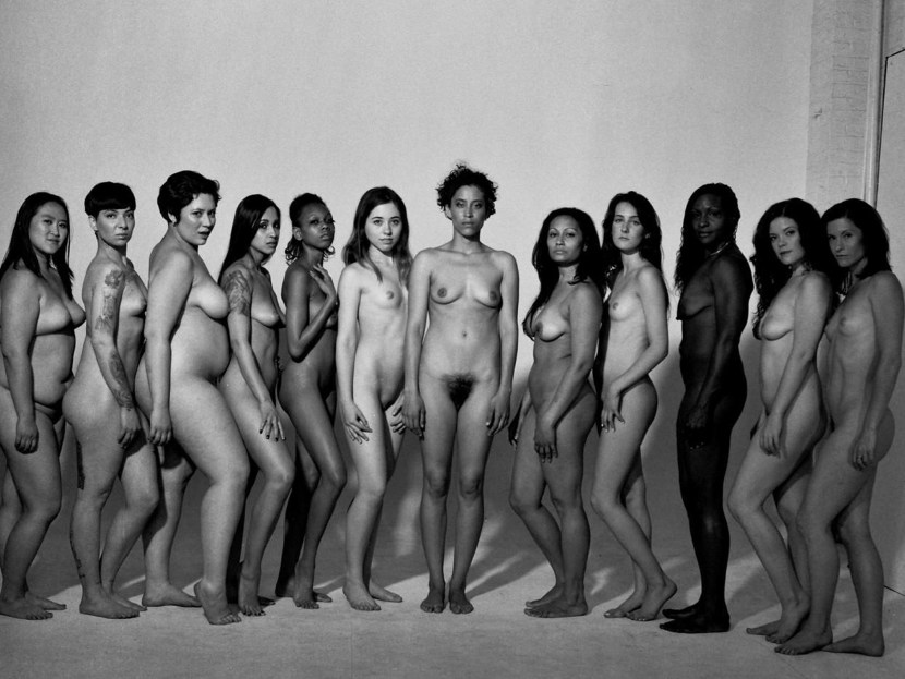Naked women of different races