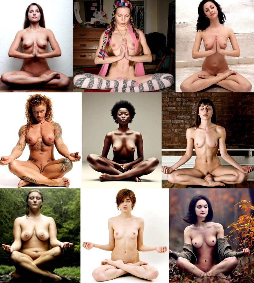 Naked women of different ages