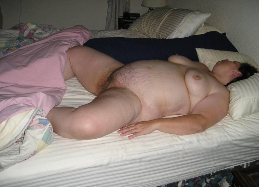 Naked sleeping mature women