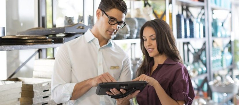 Assistant in the store