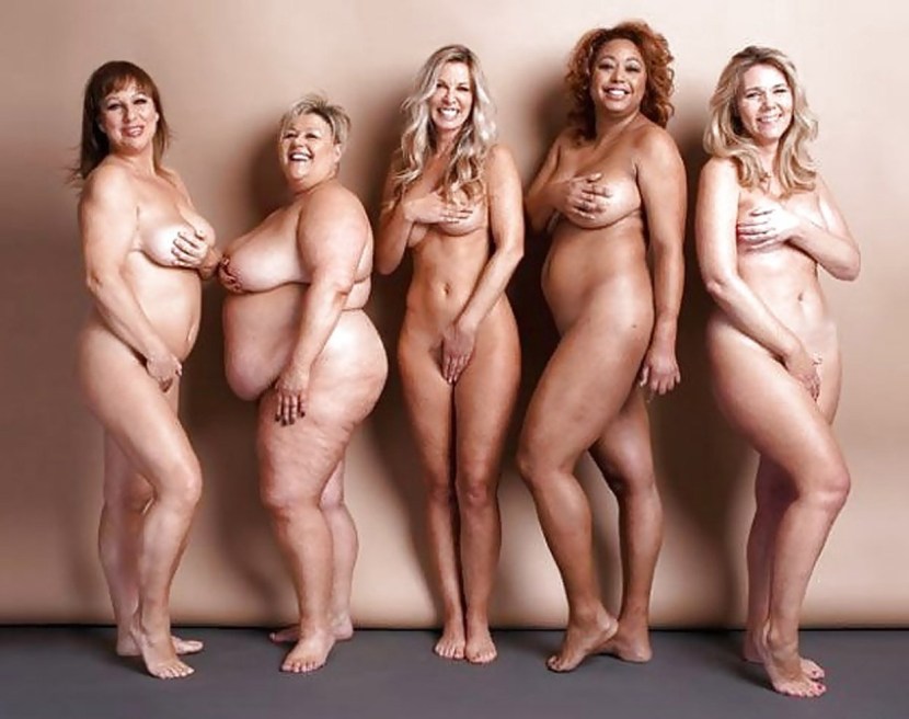 Beautiful naked women in different poses