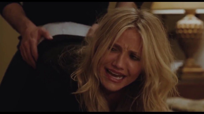 Girl with dumplings in the store