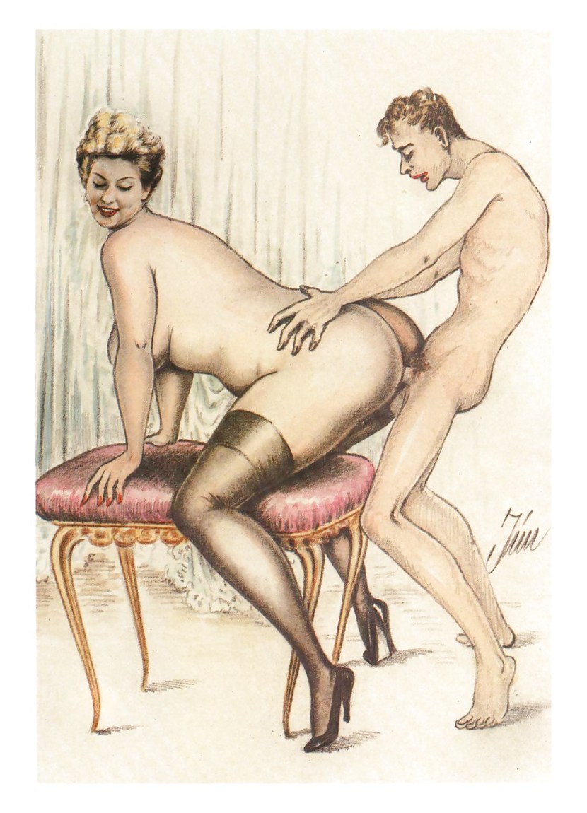 Old pornographic drawings