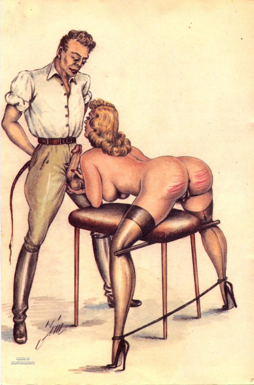 Erotic vintage comics