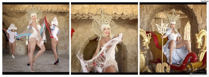 Olga Polyakova in Kokoshnik