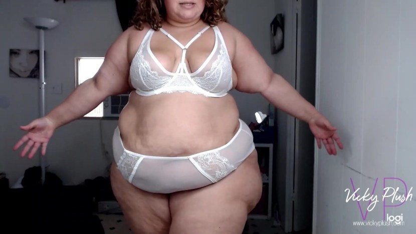 Gently white fat female