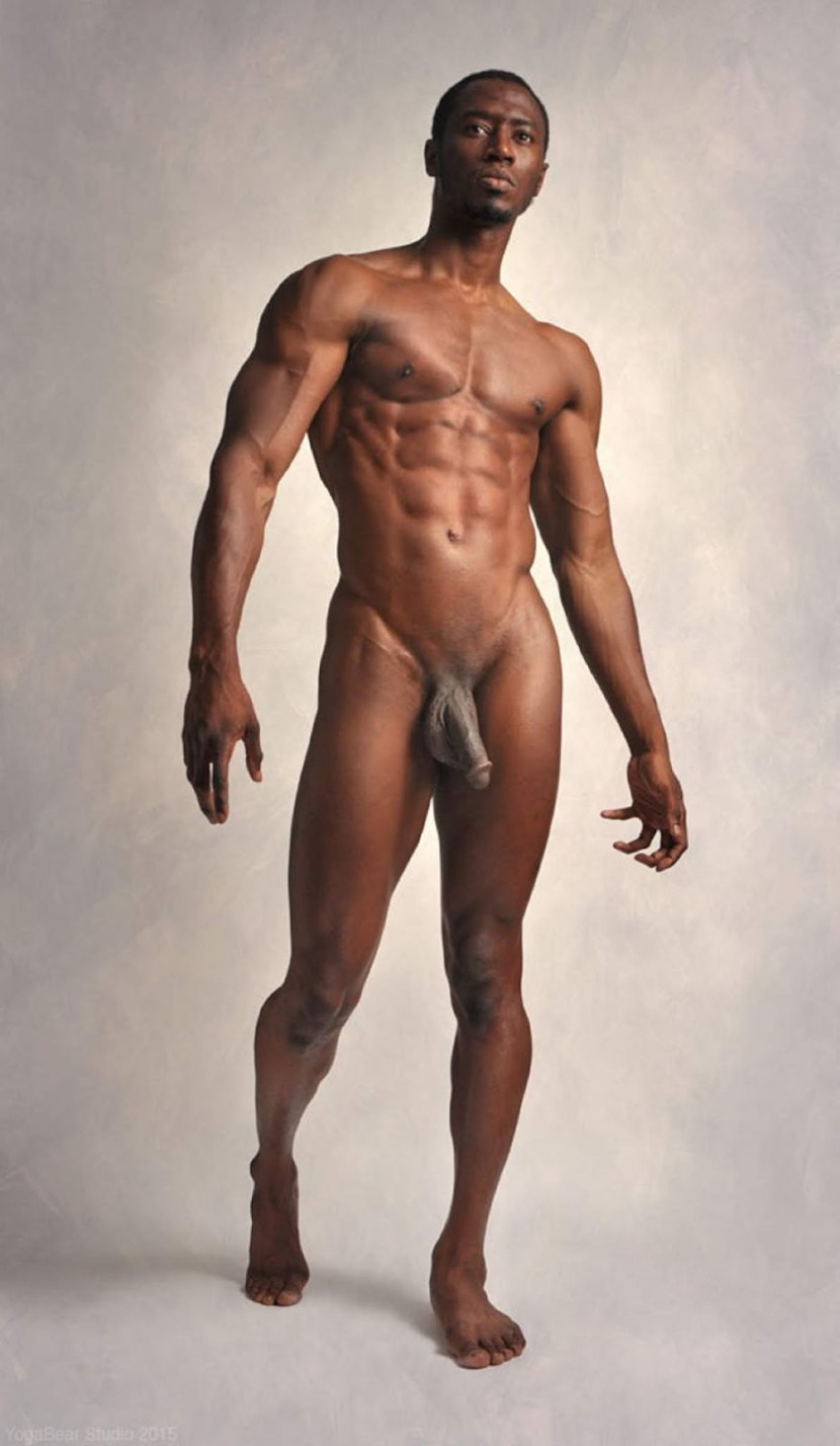 Hefty naked Negro