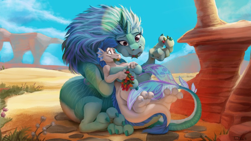 Ryia and the Last Dragon Art