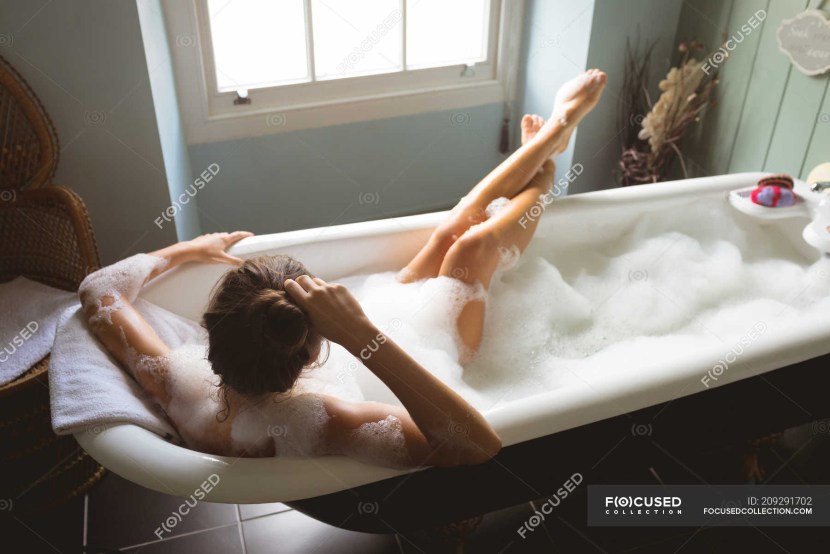 Romantic in the bathroom