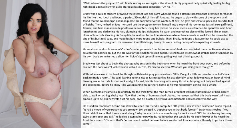 The beauty of the body of pregnancy