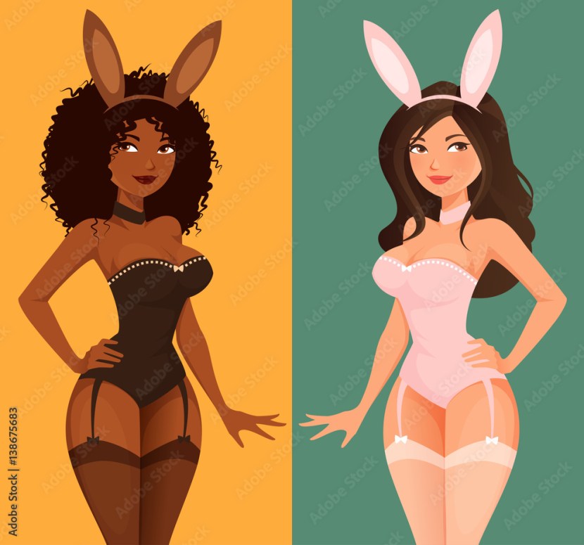 Gap in a rabbit suit