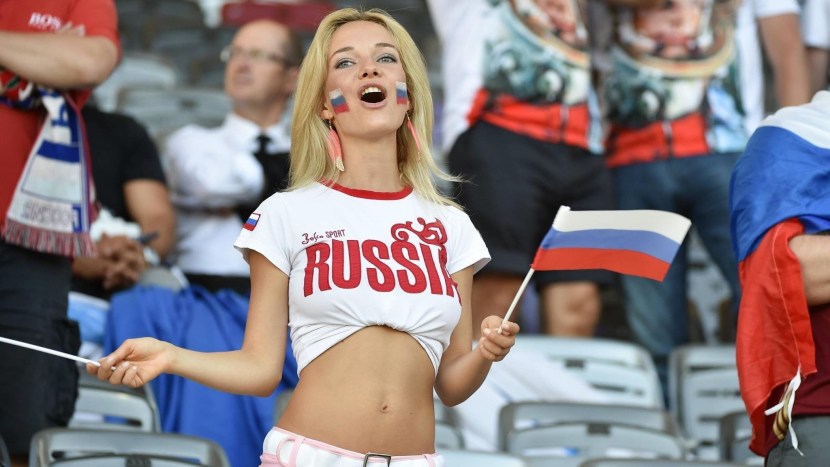 Girl at the 2018 World Cup Natalya Nemchinova