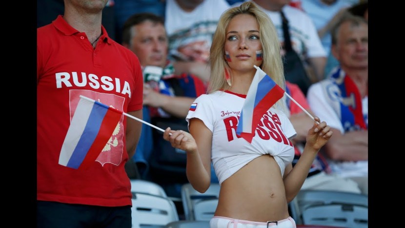 Russian fan on the 2018 World Cup Natalya Nemchinova