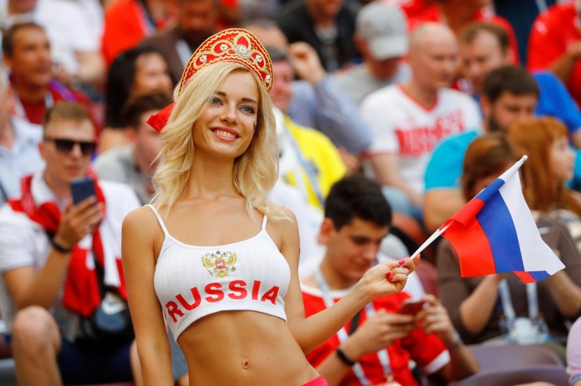 Fans of the 2018 World Cup Natalya Nemchinova