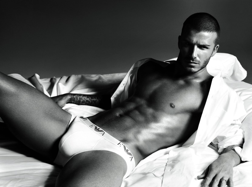 David Beckham in underwear
