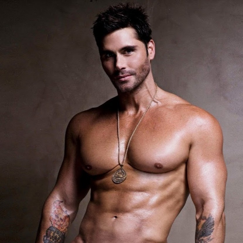 Beautiful half -naked men