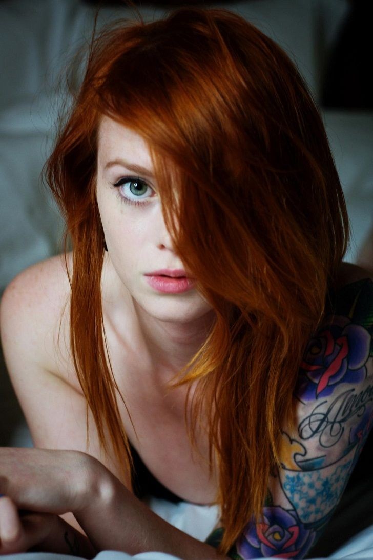 Red -haired Julia Kennedy