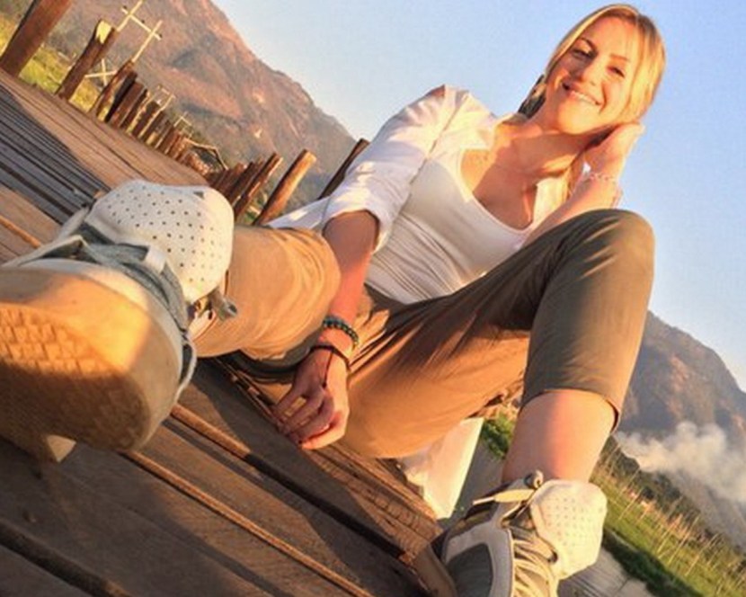 Naked Nastenka in the forest