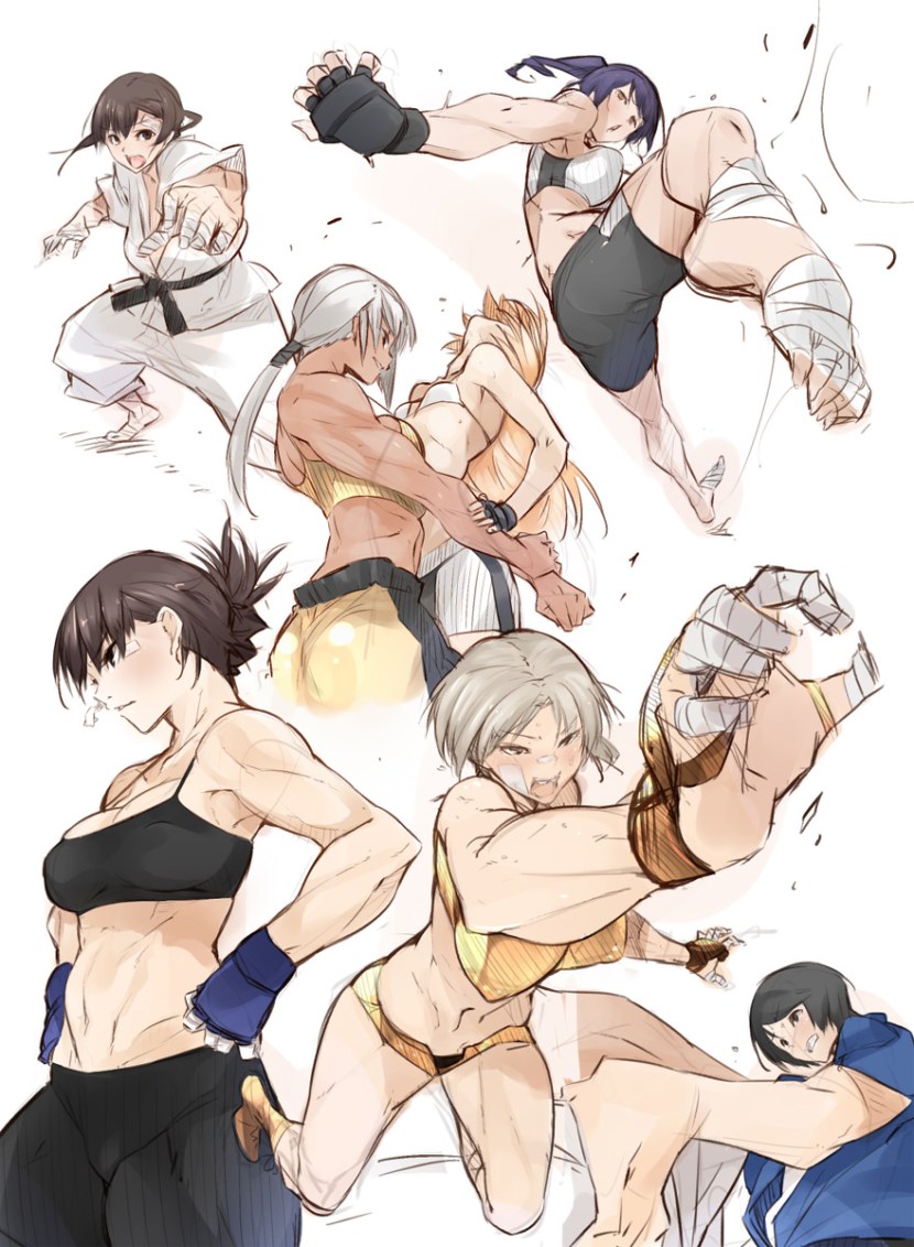 Girls Karate Art Ero breast