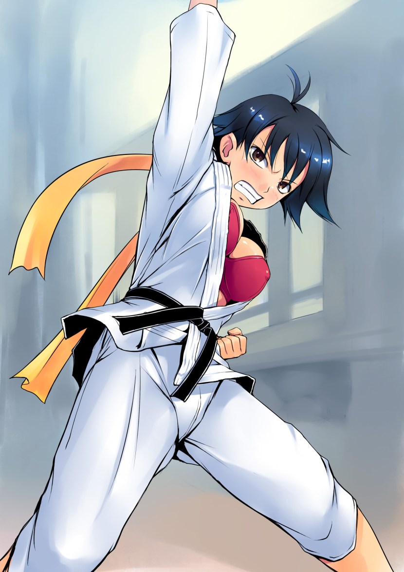 Aggressive naked women