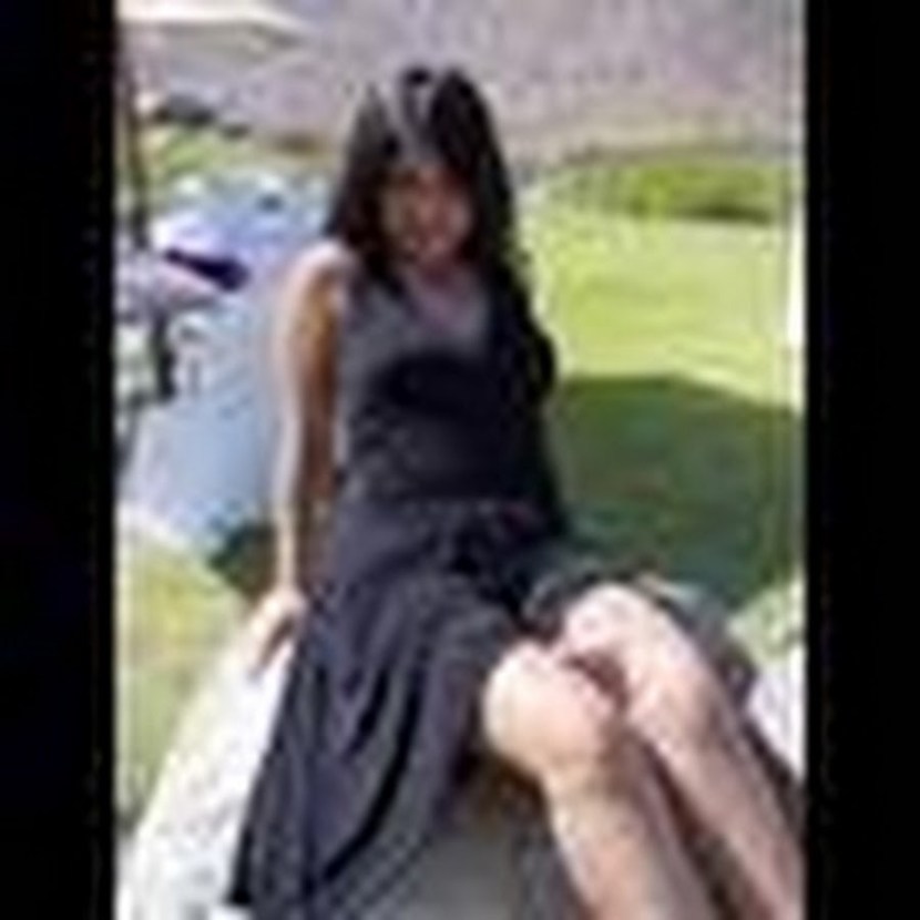 Wide ass in transparent leggings