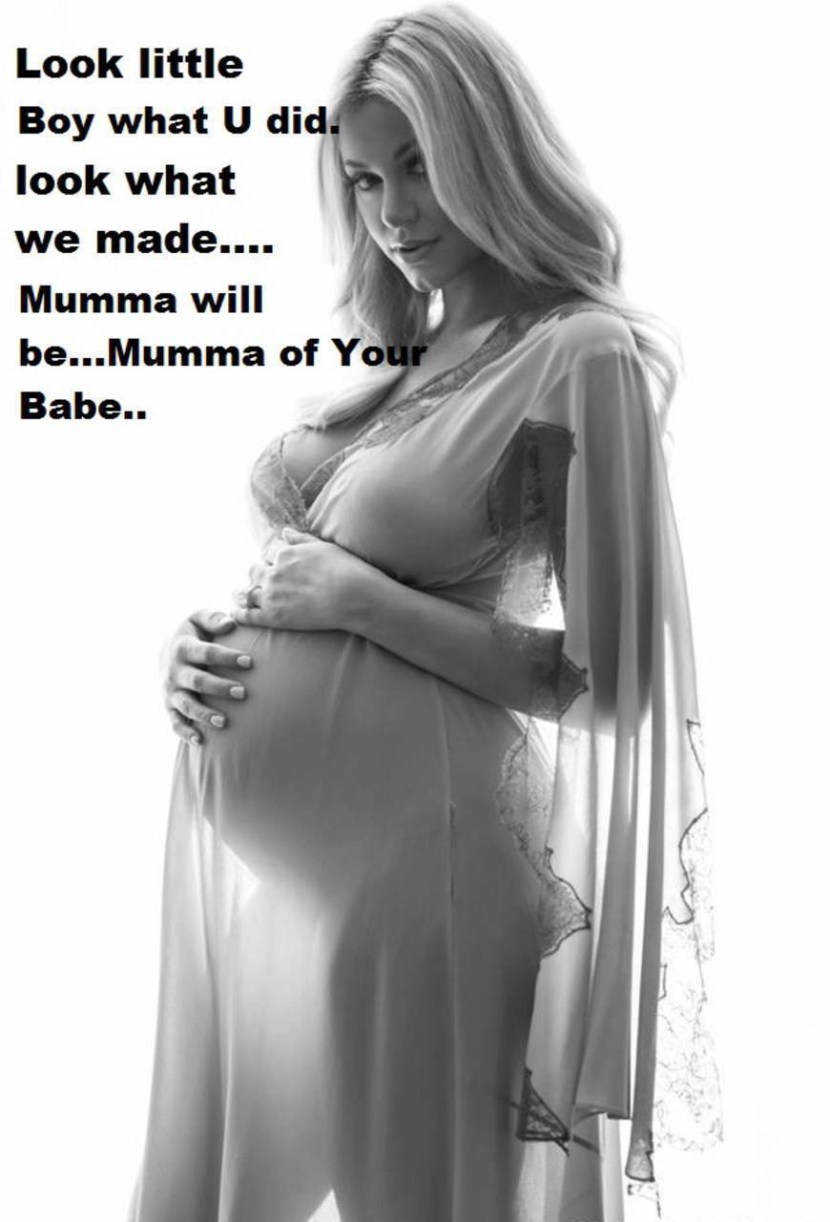 Pregnant women in swimsuits