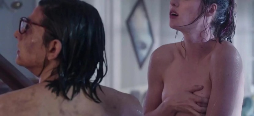 Mackenzie Davis grab and run boobs