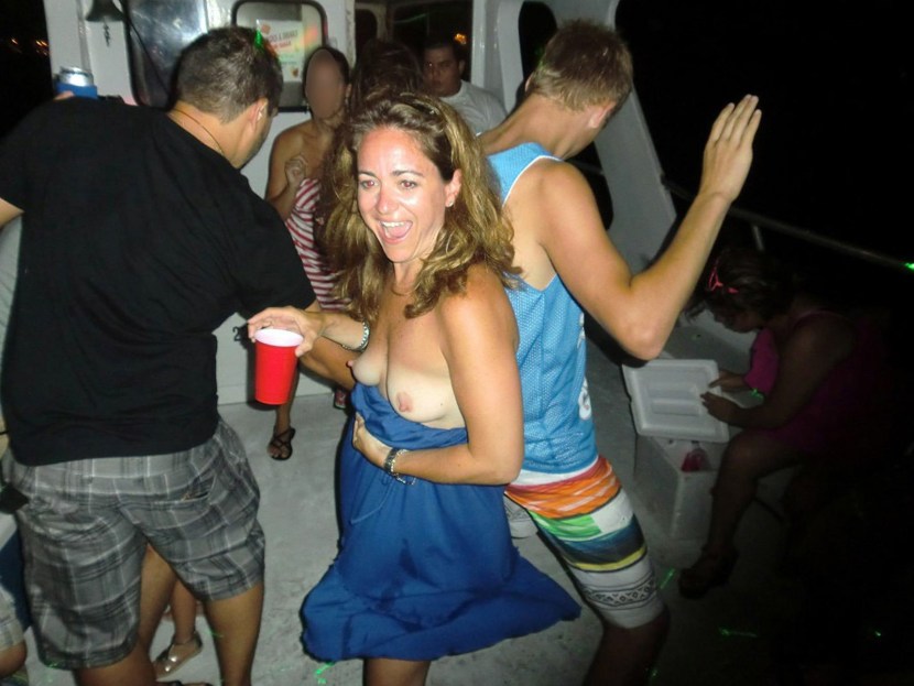 Naked wife with a black man