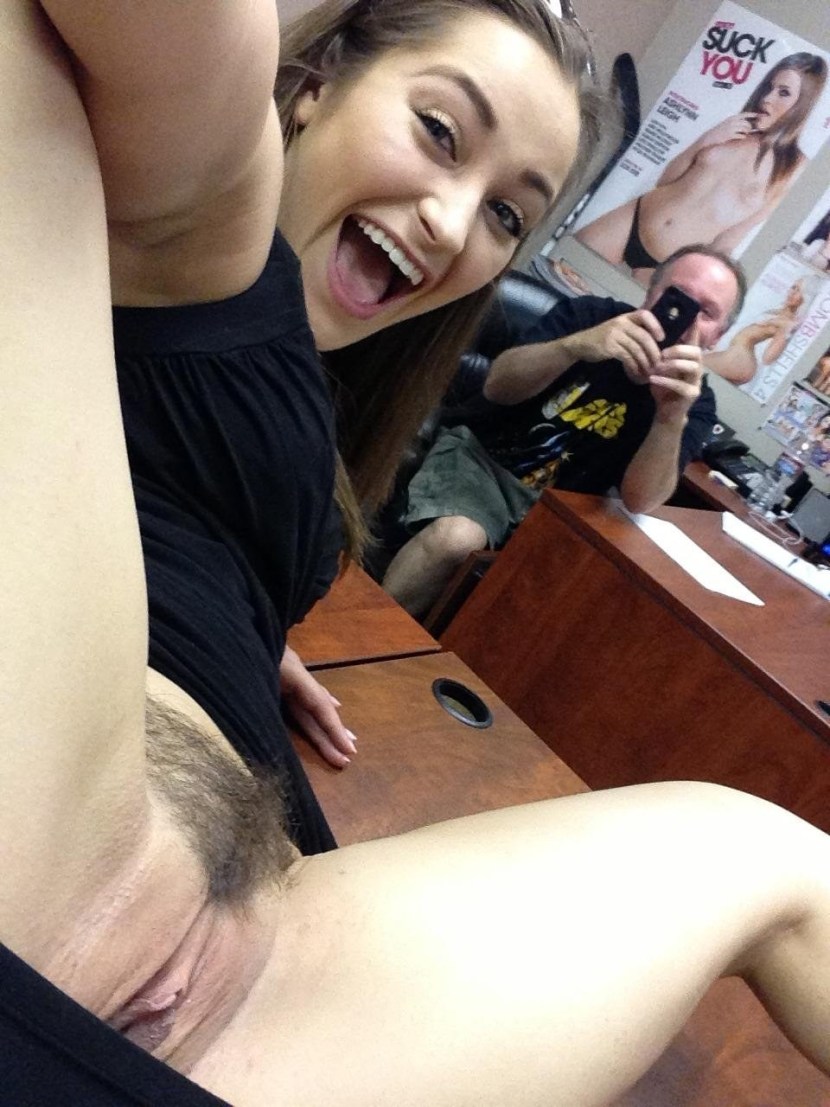 He takes pictures of himself naked