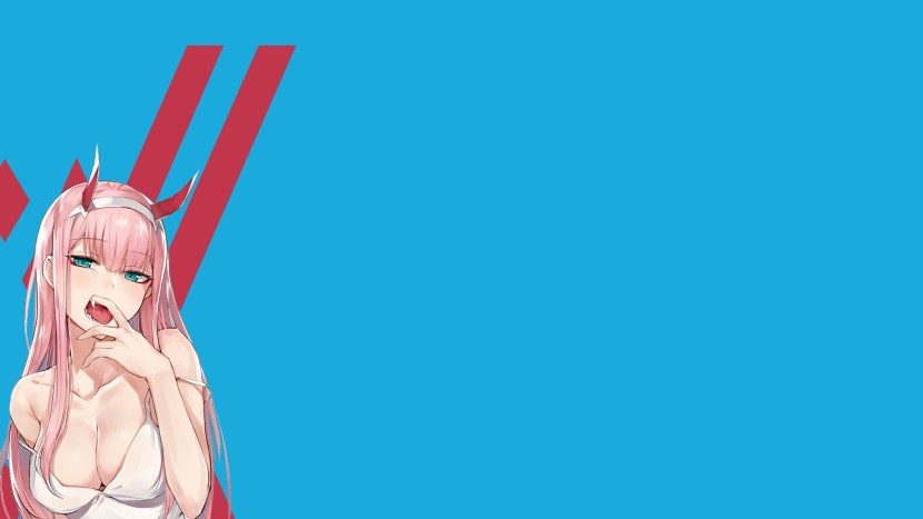 Wallpaper on a tablet in anime style